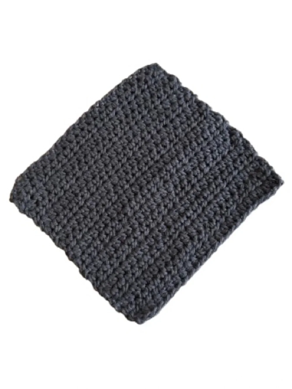 Handmade Crochet 100% cotton Dishcloths Set of 4 Black and sage Green Washcloth